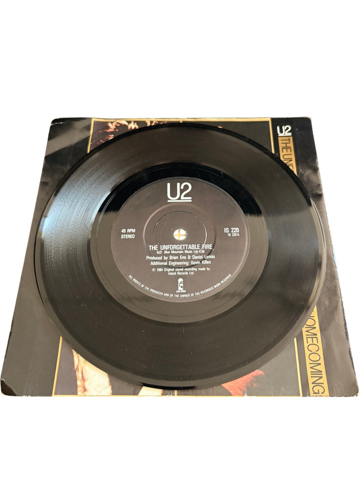 U2 The Unforgettable Fire Vinyl Record - Fair - Think Vintage ltd