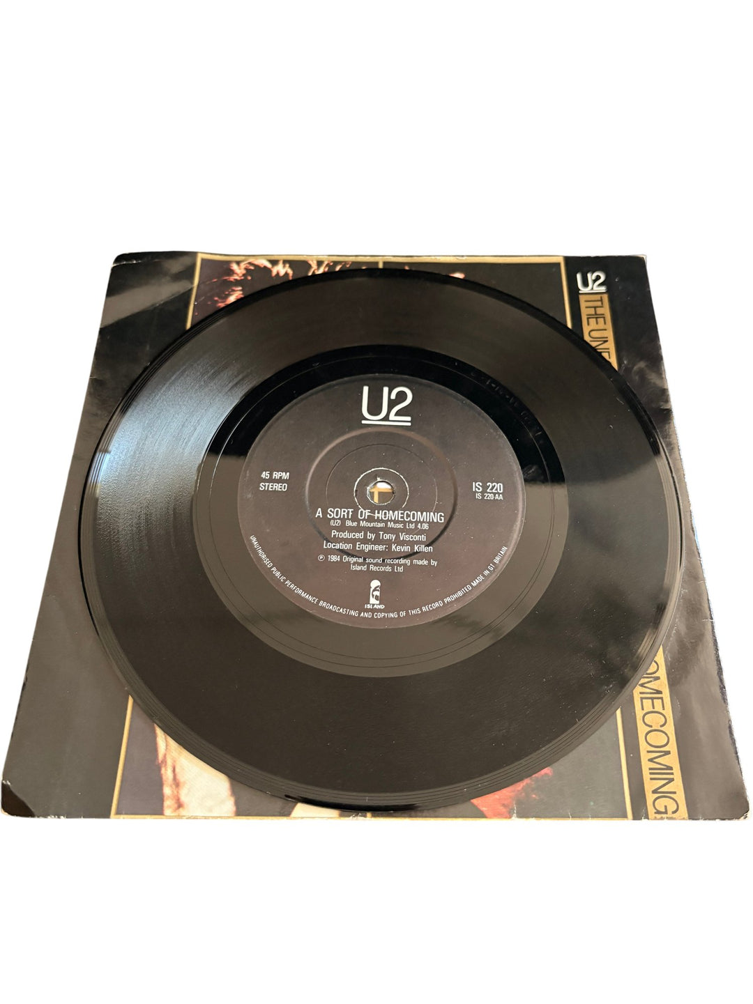 U2 The Unforgettable Fire Vinyl Record - Fair - Think Vintage ltd
