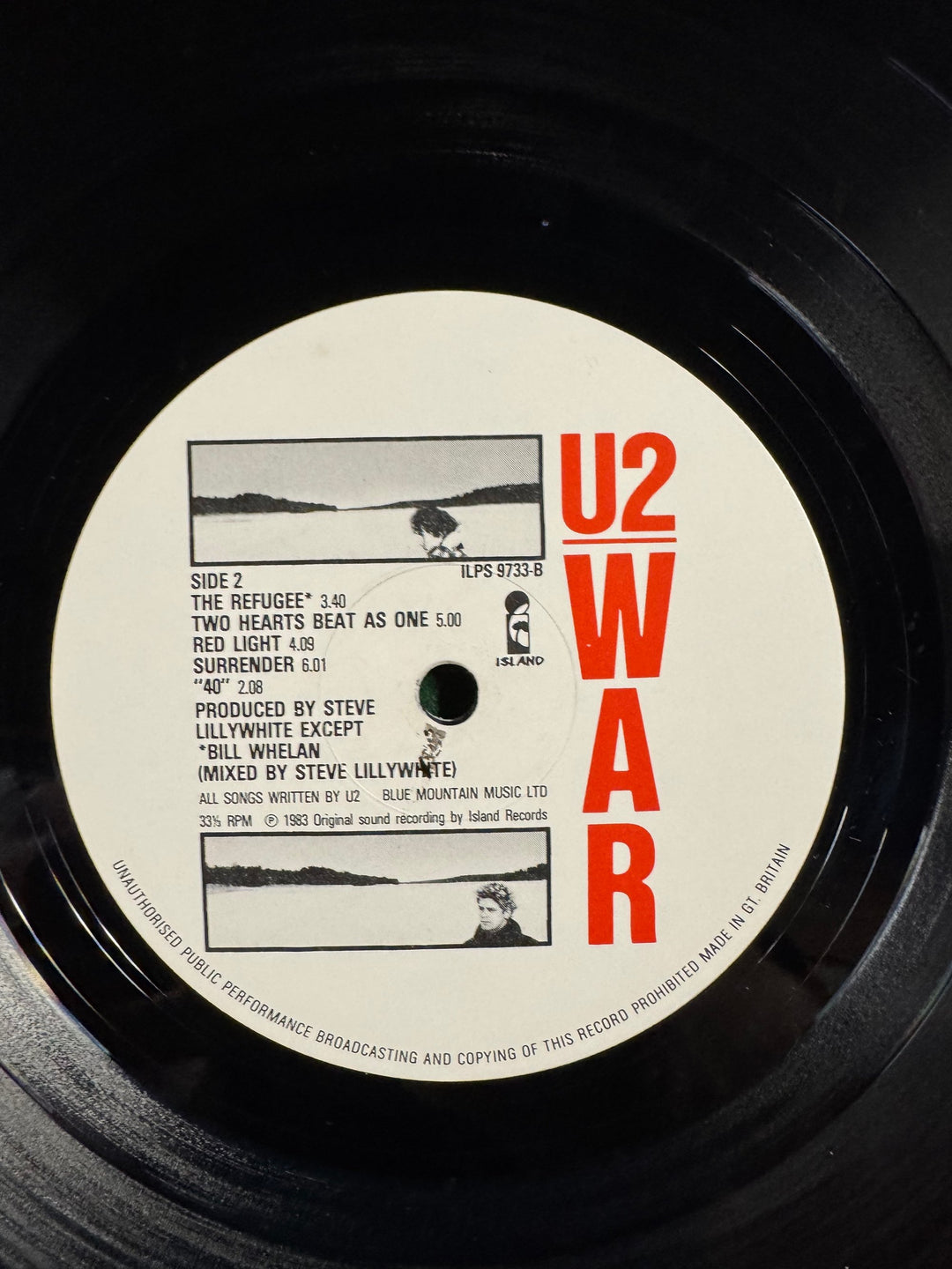 U2 War Vinyl Record 1983 - Think Vintage