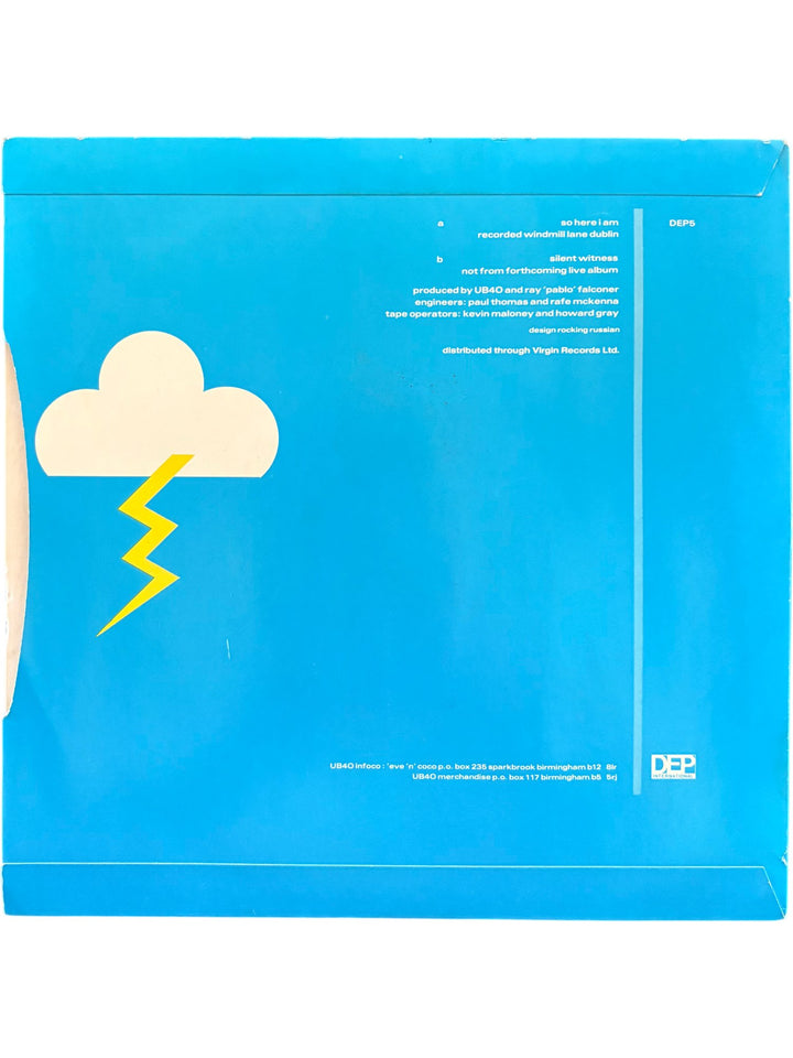 UB40 So Here I Am Vinyl - Good - Think Vintage ltd