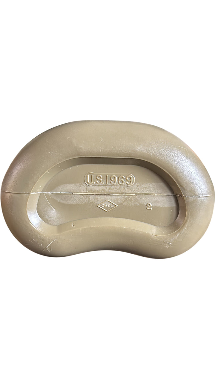 US Army 1969 Vietnam War Standard Issue Water Bottle Canteen Olive Green Plastic - Think Vintage