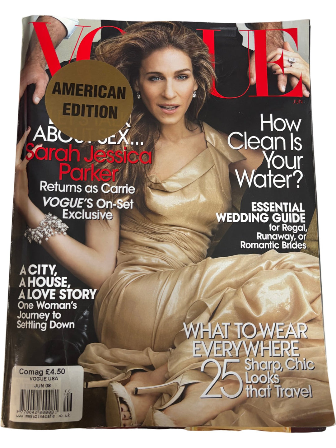 US Vogue Magazine June 2008 Sarah Jessica Parker Issue - Think Vintage ltd