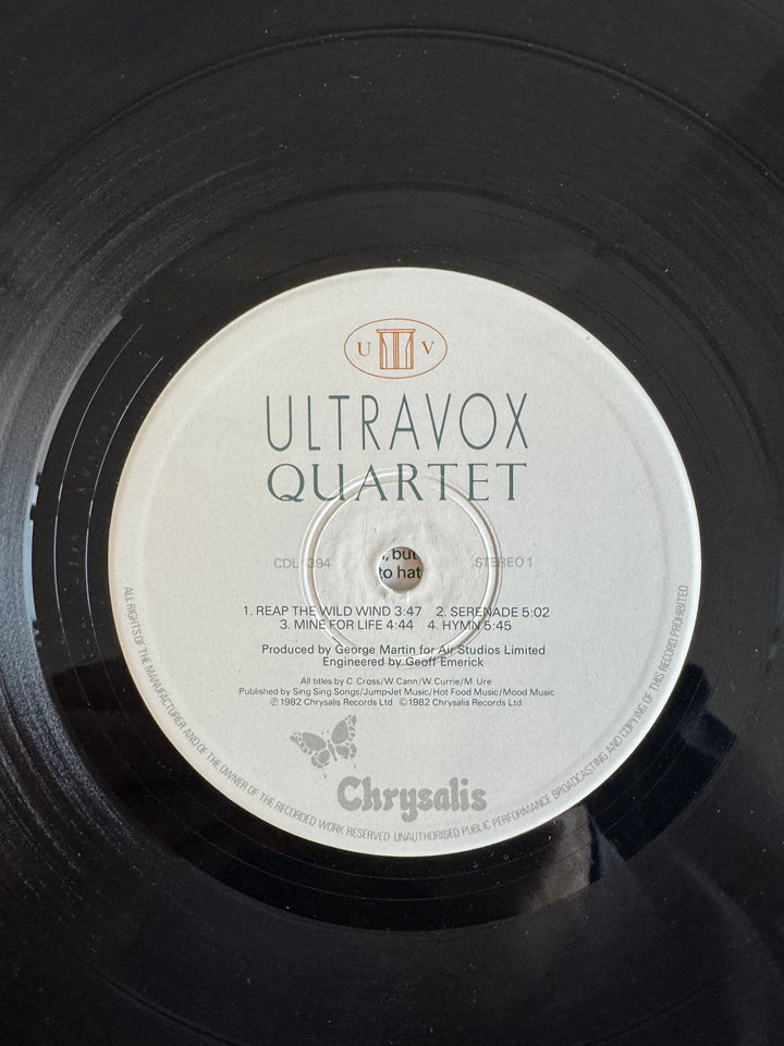 Ultravox Quartet Vinyl Record - Fair - Think Vintage ltd
