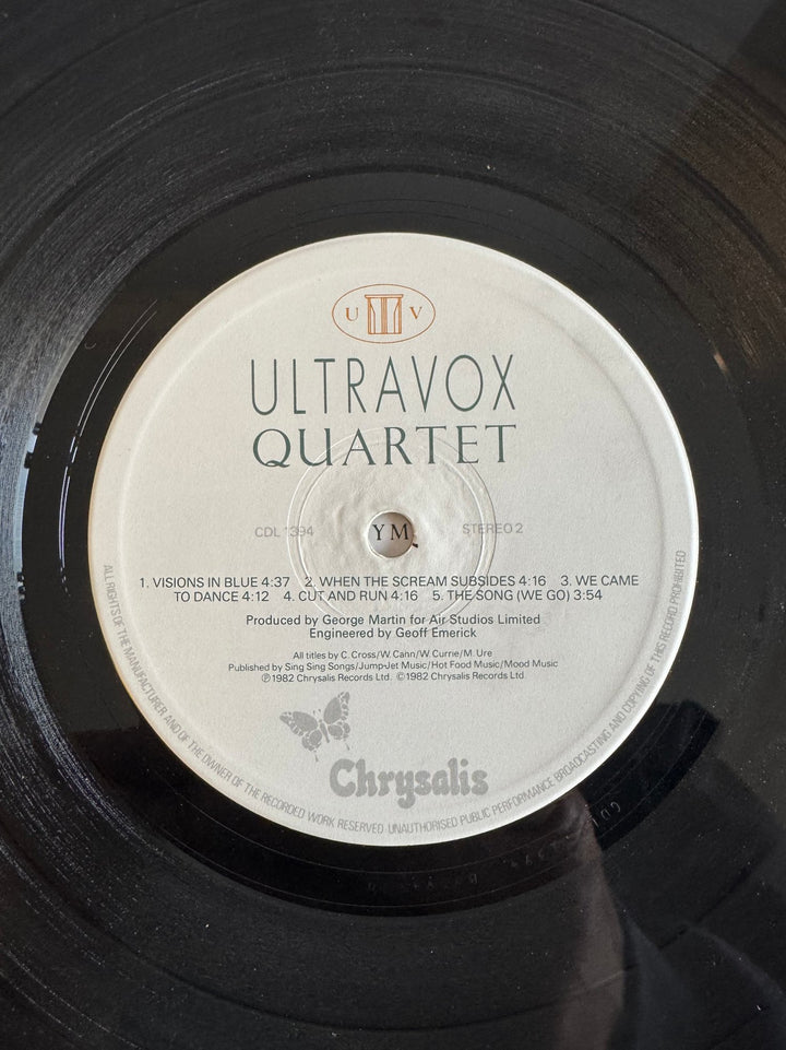 Ultravox Quartet Vinyl Record - Fair - Think Vintage ltd