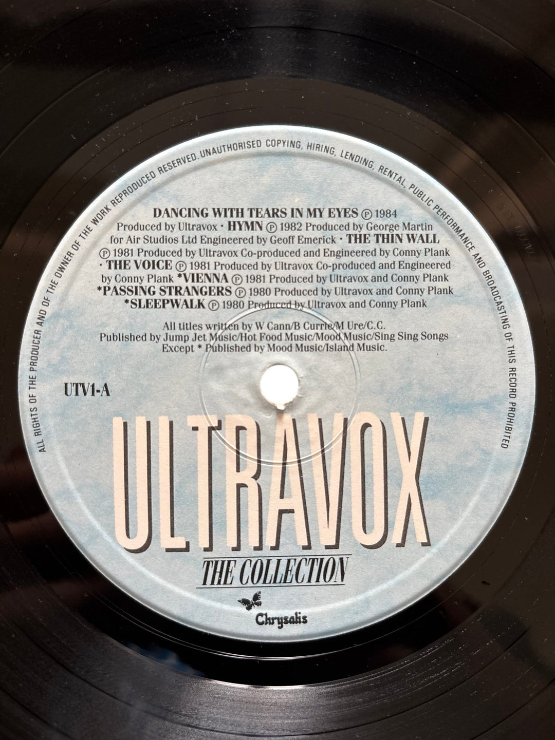 Ultravox The Collection Vinyl - Good - Think Vintage ltd