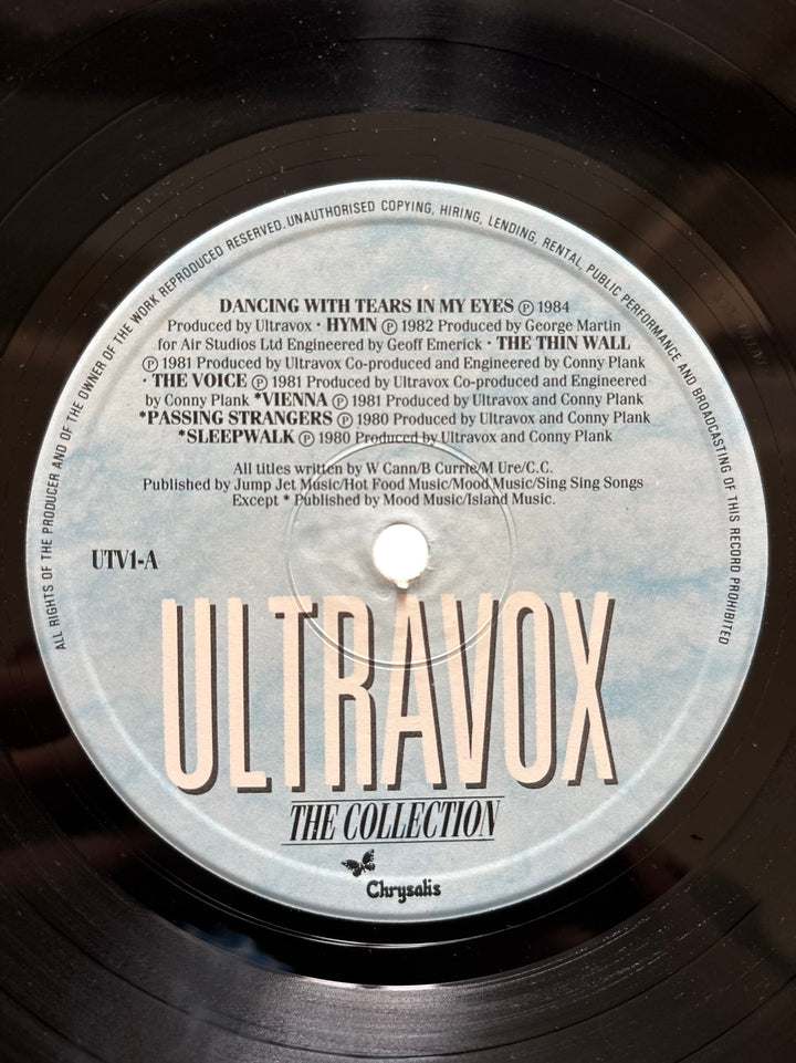 Ultravox The Collection Vinyl - Good - Think Vintage ltd