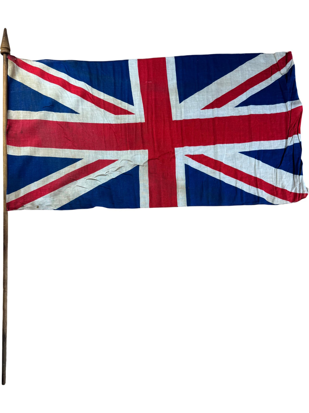 Union Jack Flag with Wooden Pole - Think Vintage ltd