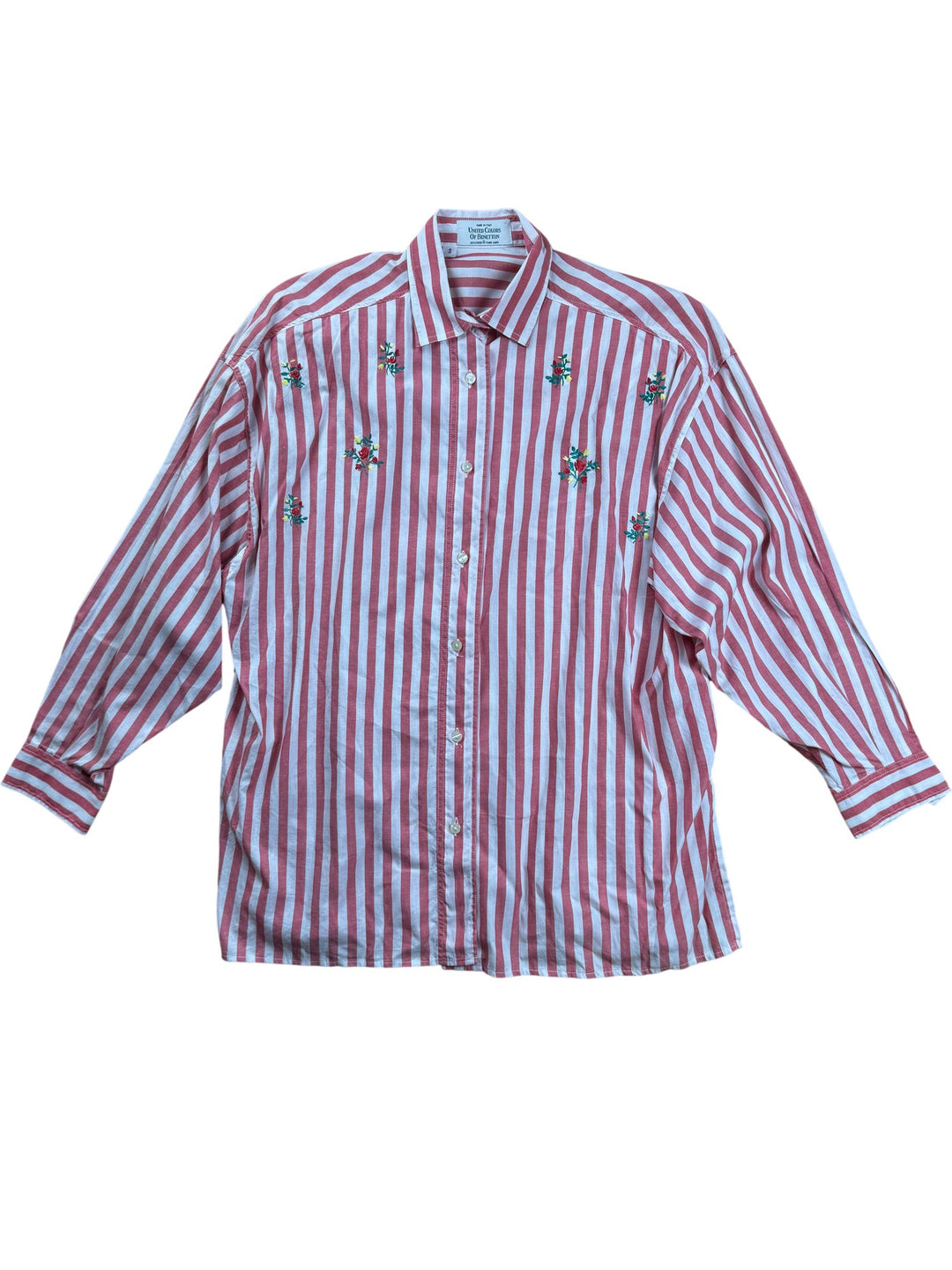 United Colors Of Benetton Striped Shirt - M/L - Think Vintage ltd