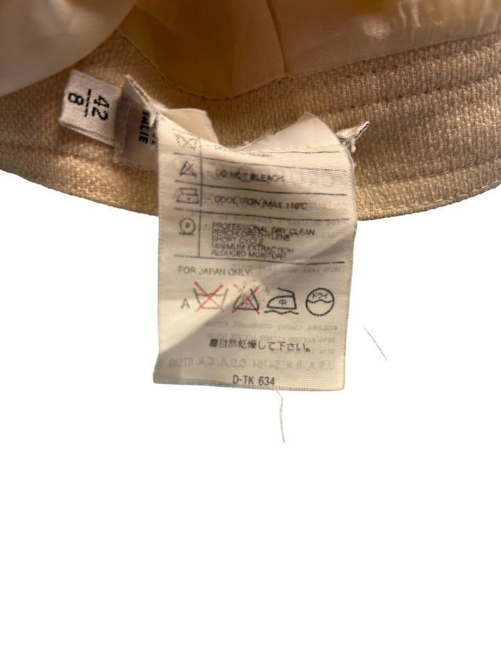 Valentino Cream Wool Blend Pencil Skirt - XS - Think Vintage ltd