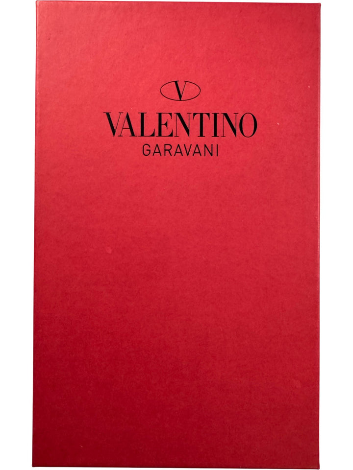 Valentino Garavani Black Leather Heels - 6.5 - Think Vintage ltd