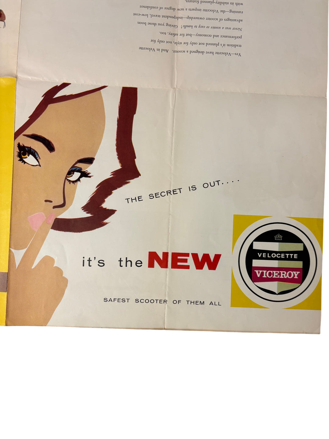 Velocette Viceroy Scooter Advertising Brochure Classic Vintage Style - Think Vintage