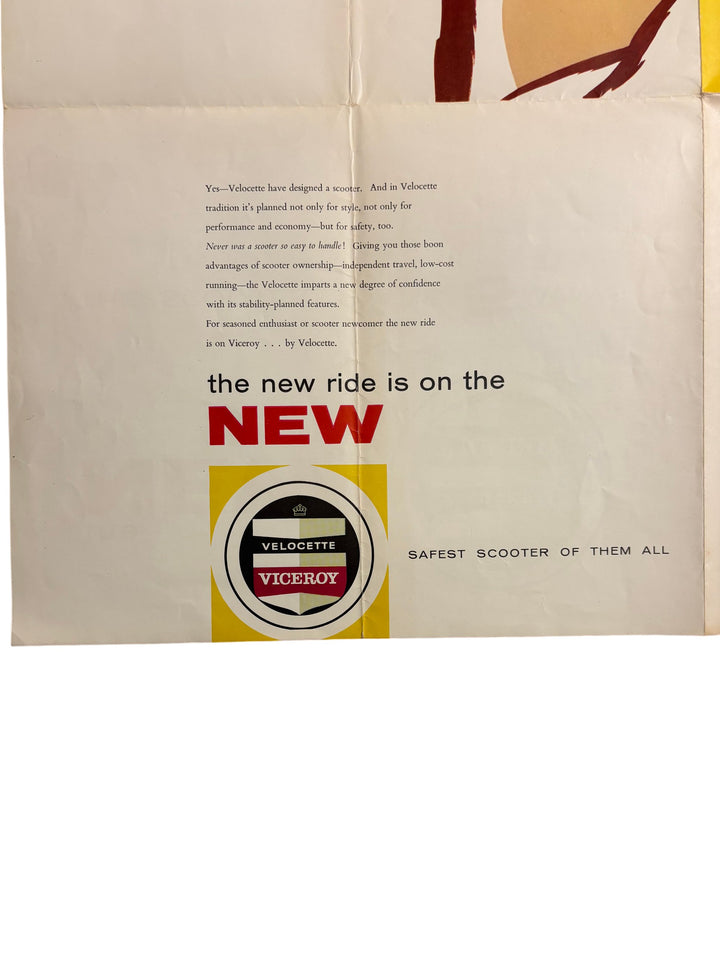Velocette Viceroy Scooter Advertising Brochure Classic Vintage Style - Think Vintage ltd