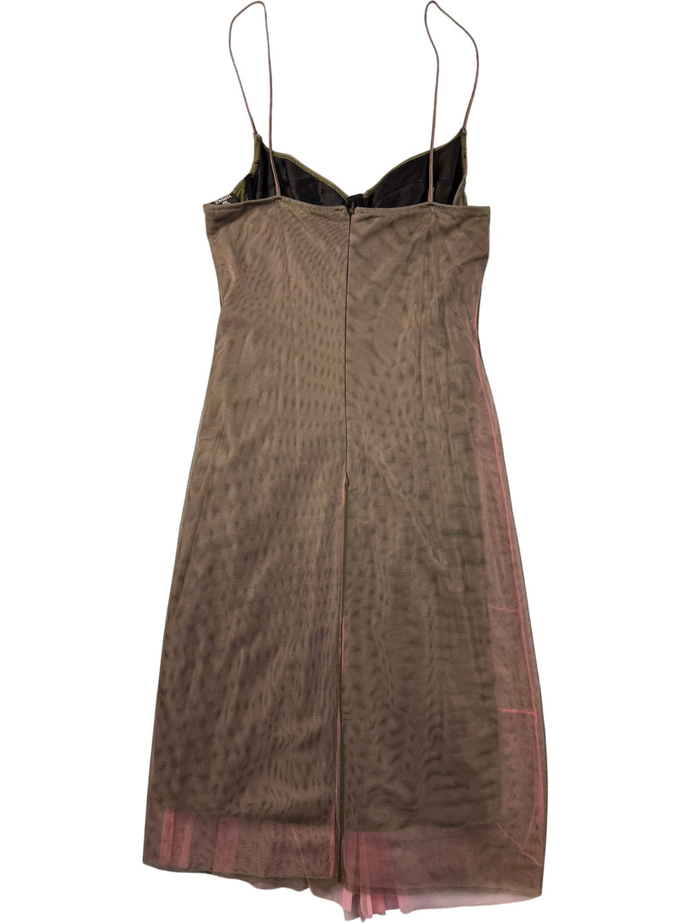 Versace Jeans Couture Brown Slip Dress - XS - Think Vintage ltd