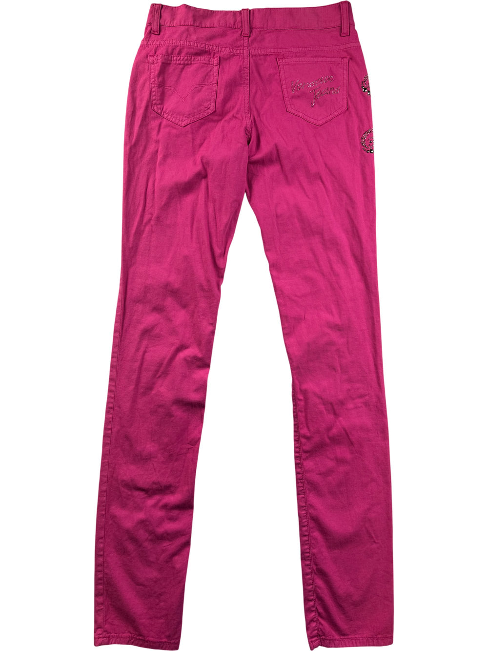 Versace Pink Embellished Jeans - W29 L34 - Think Vintage Online Ltd