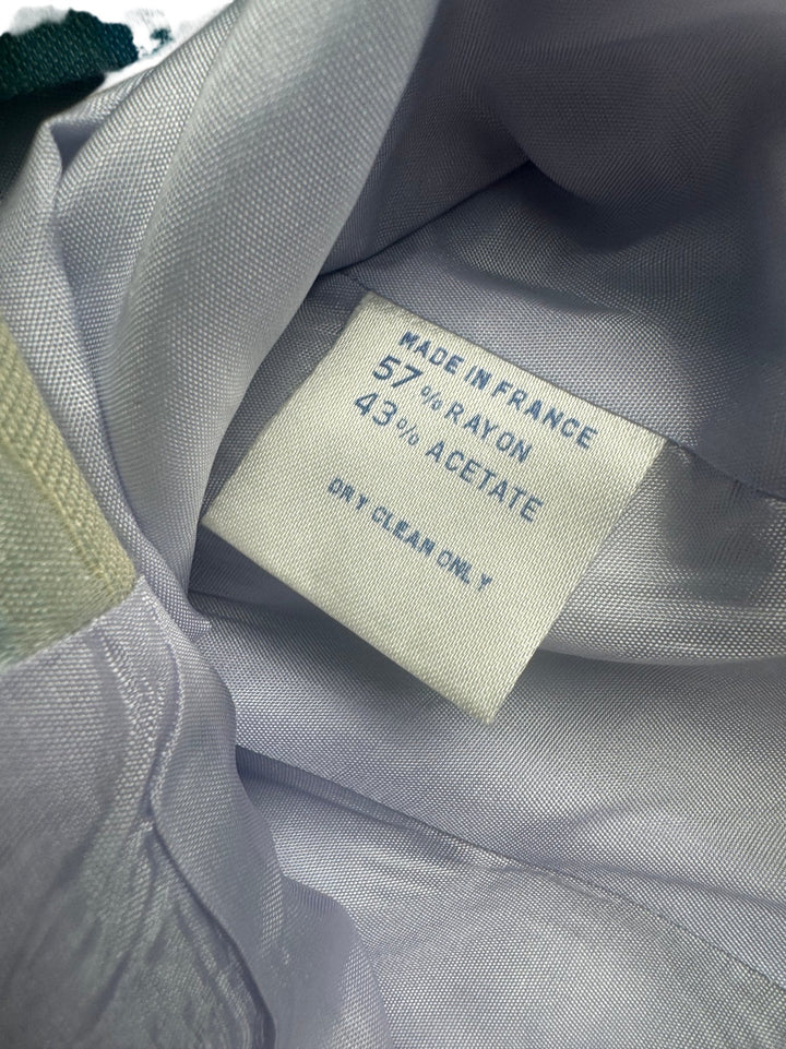 Vertigo Paris Blue Striped Jacket - M - Think Vintage ltd