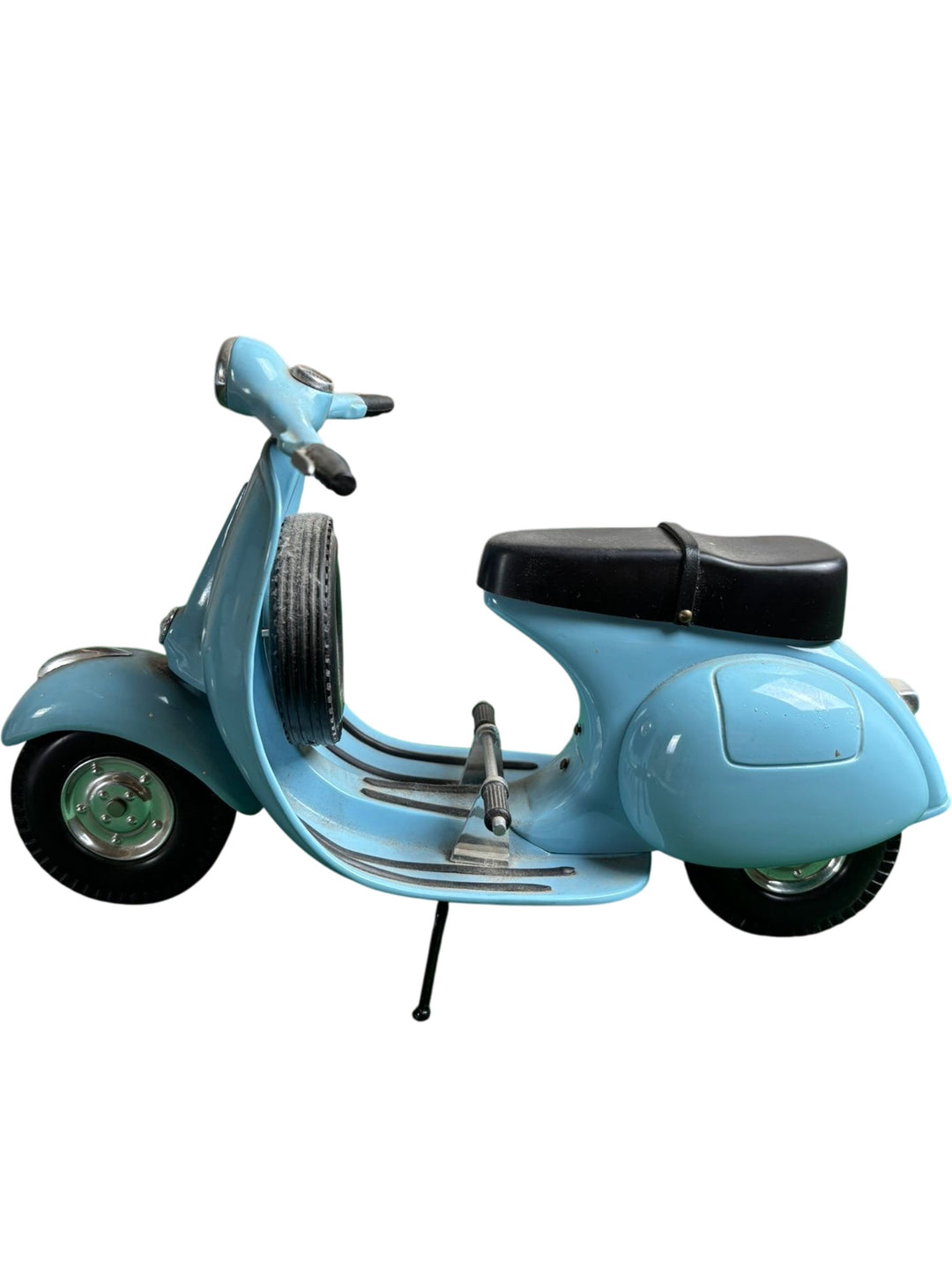 Vespa Model Scooter Collectable in Light Blue Vintage Style - Think Vintage Online Ltd