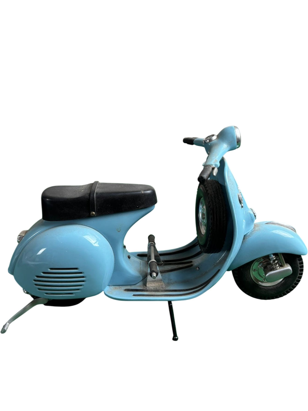 Vespa Model Scooter Collectable in Light Blue Vintage Style - Think Vintage ltd