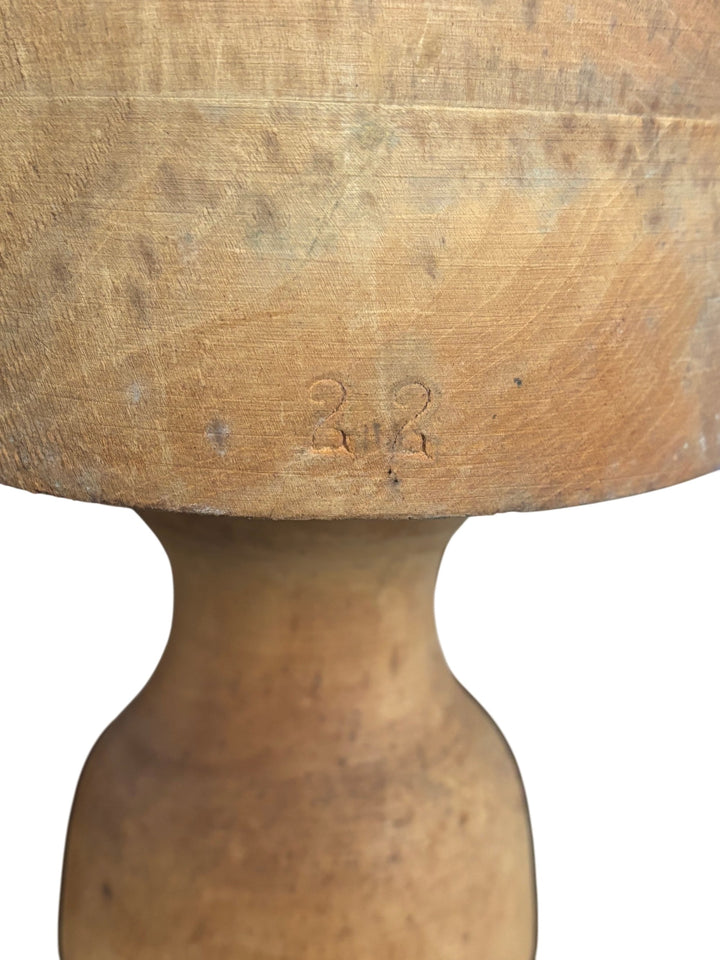 Victorian Wooden Hat Block - Think Vintage