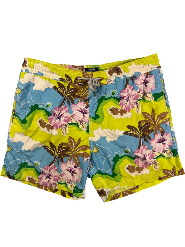 Vilebrequin Floral Pattern Swimming Shorts - W34 - Think Vintage ltd