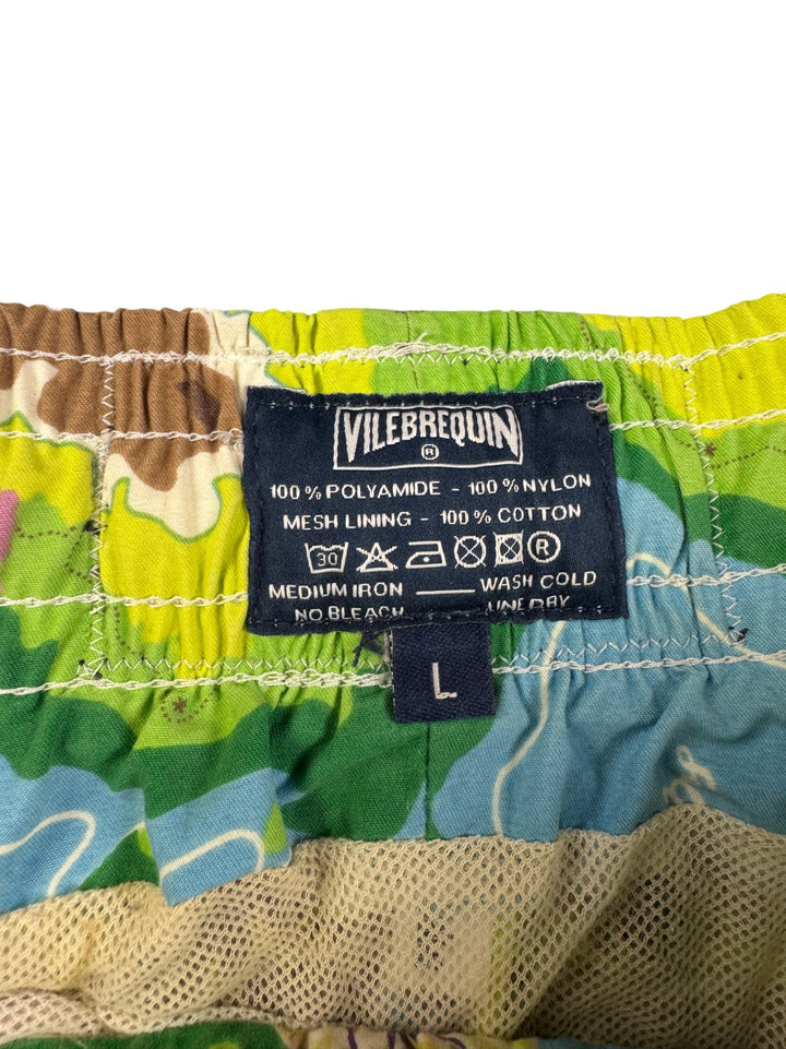Vilebrequin Floral Pattern Swimming Shorts - W34 - Think Vintage ltd