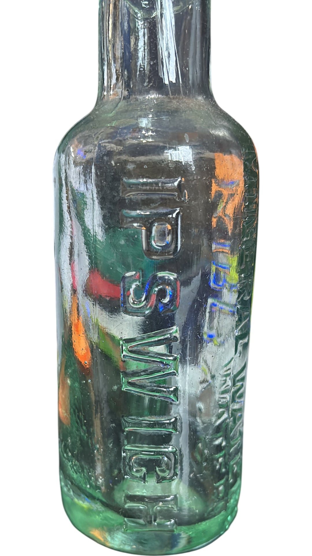 Vintage 1900 - 1920 Dobson & Nall Ltd Ipswich Kirkby Mineral Water Glass Bottle - Think Vintage