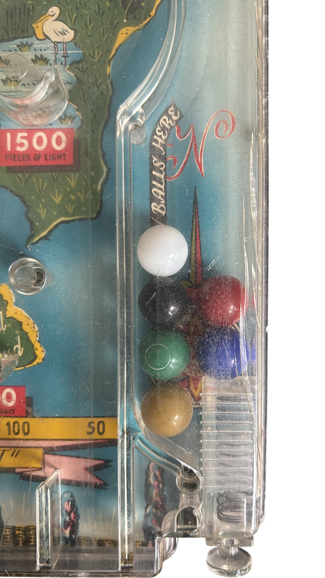 Vintage 1950's Treasure Island Pinball Game - Think Vintage ltd