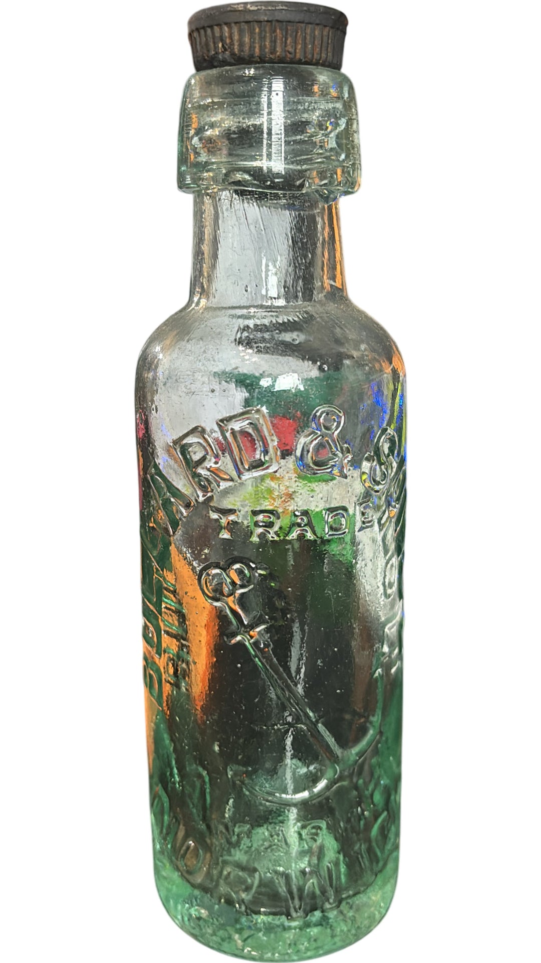 Vintage 19th/20th Century Bullard & Sons Norwich Glass Bottle - Think Vintage