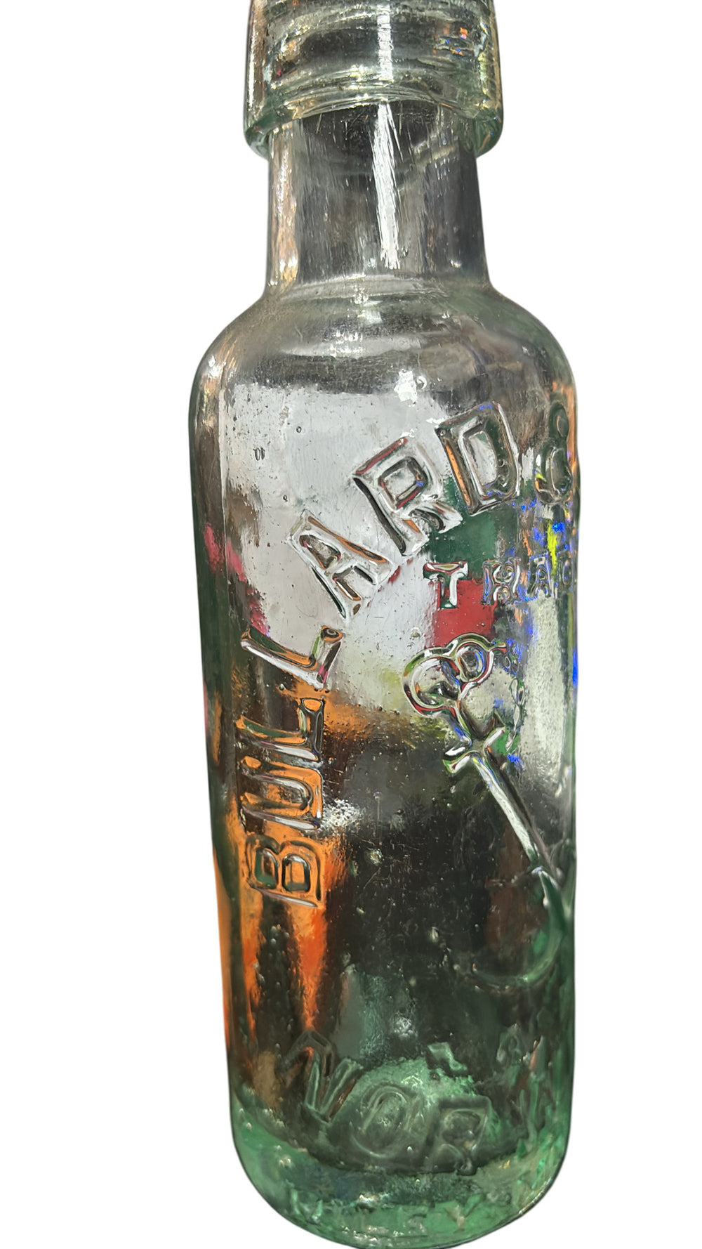 Vintage 19th/20th Century Bullard & Sons Norwich Glass Bottle - Think Vintage