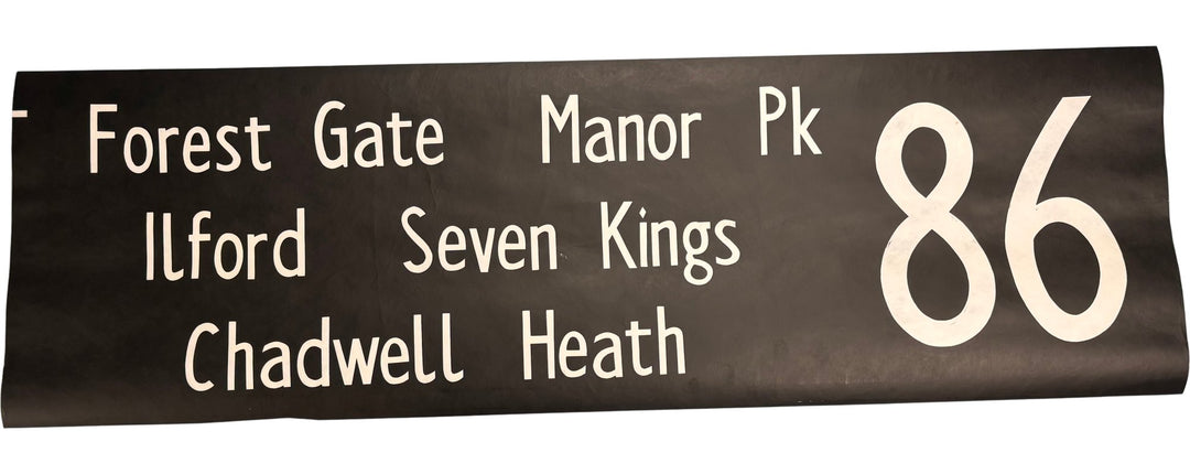 Vintage "86-Forest Gate/Manor Pk/Ilford" - Think Vintage ltd