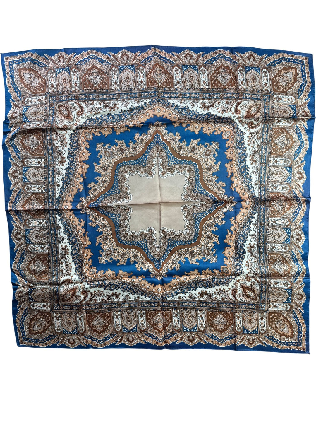 Vintage Acetate Paisley Pattern Scarf - Think Vintage ltd