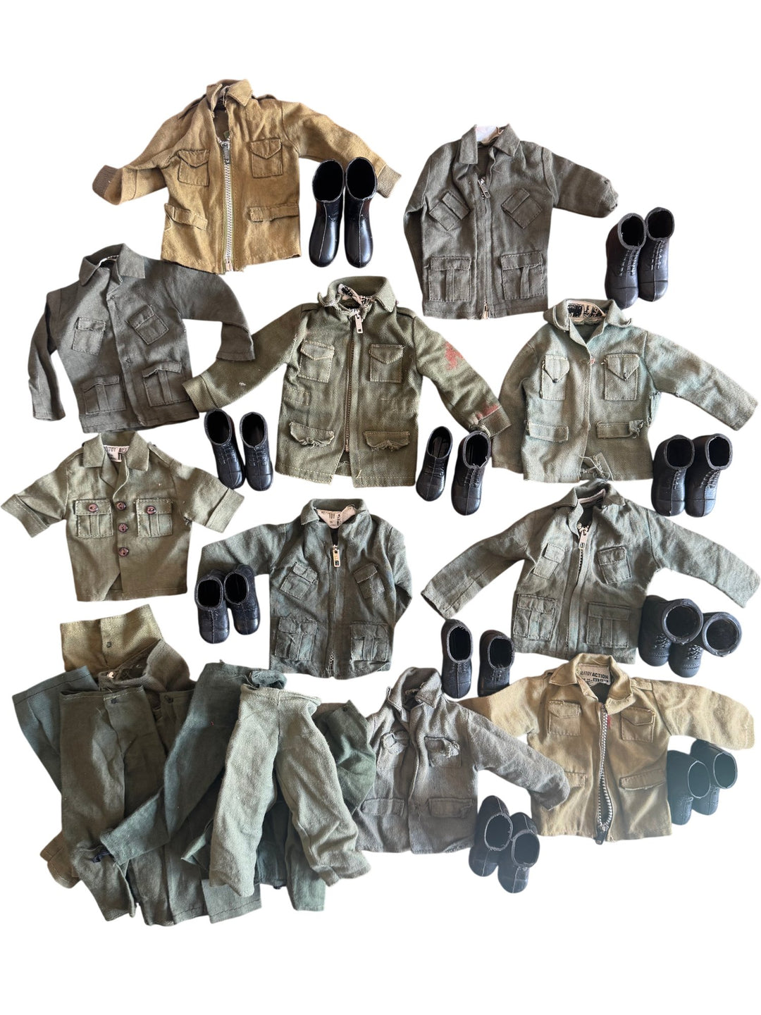 Vintage Action Man Assorted Jackets - Trousers - Boots - Think Vintage ltd