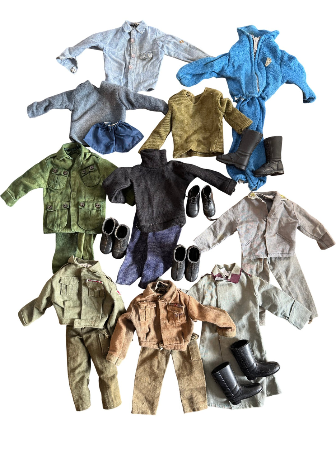 Vintage Action Man Assorted Jackets - Trousers - Boots - Think Vintage ltd