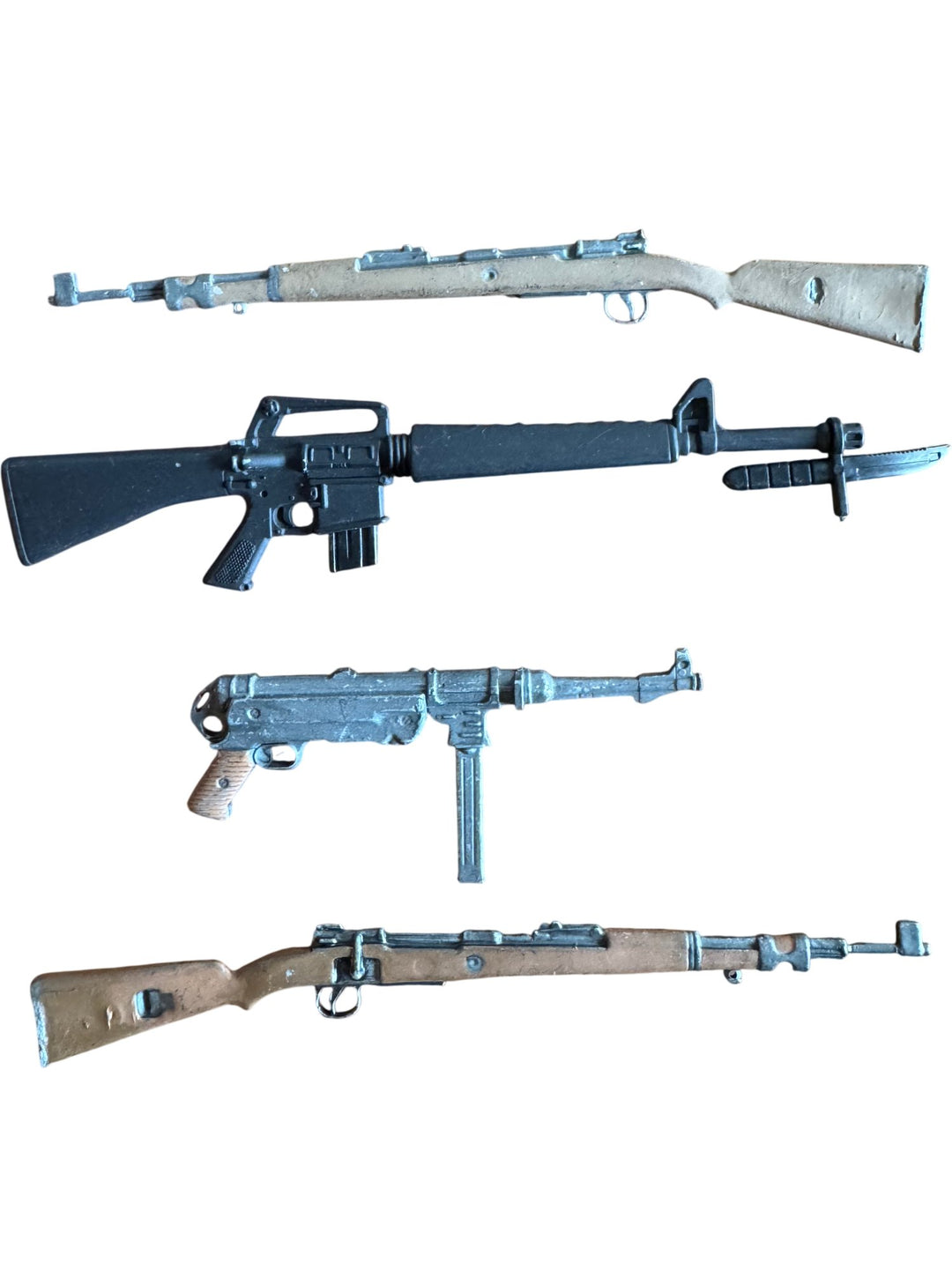 Vintage Action Man Assorted Metal Rifles (4) - Think Vintage ltd