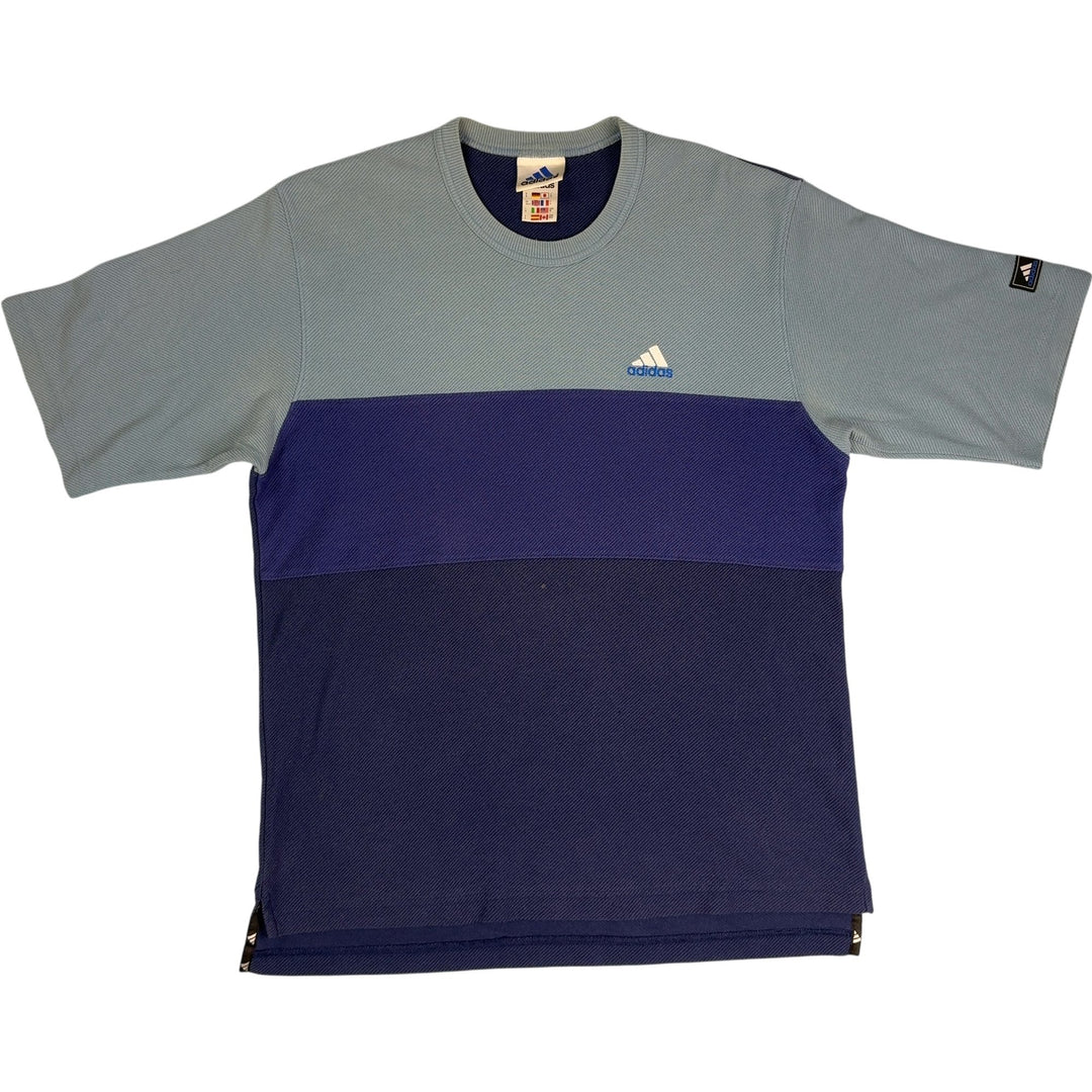 Vintage Adidas Colour Block Short Sleeve T-Shirt - XL - Think Vintage
