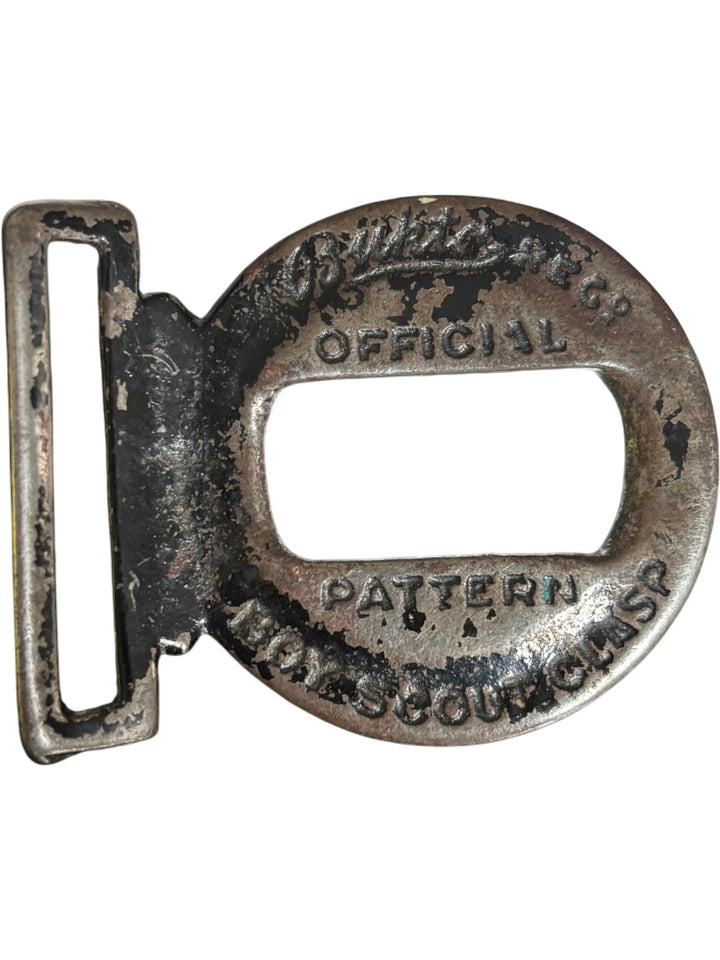 Vintage Boy Scouts Official Belt Buckle Be Prepared Metal - Think Vintage Online Ltd