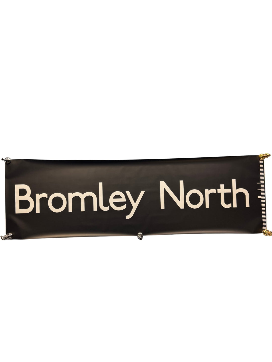 Vintage 'Bromley North' Bus Destination Roll Section - Think Vintage