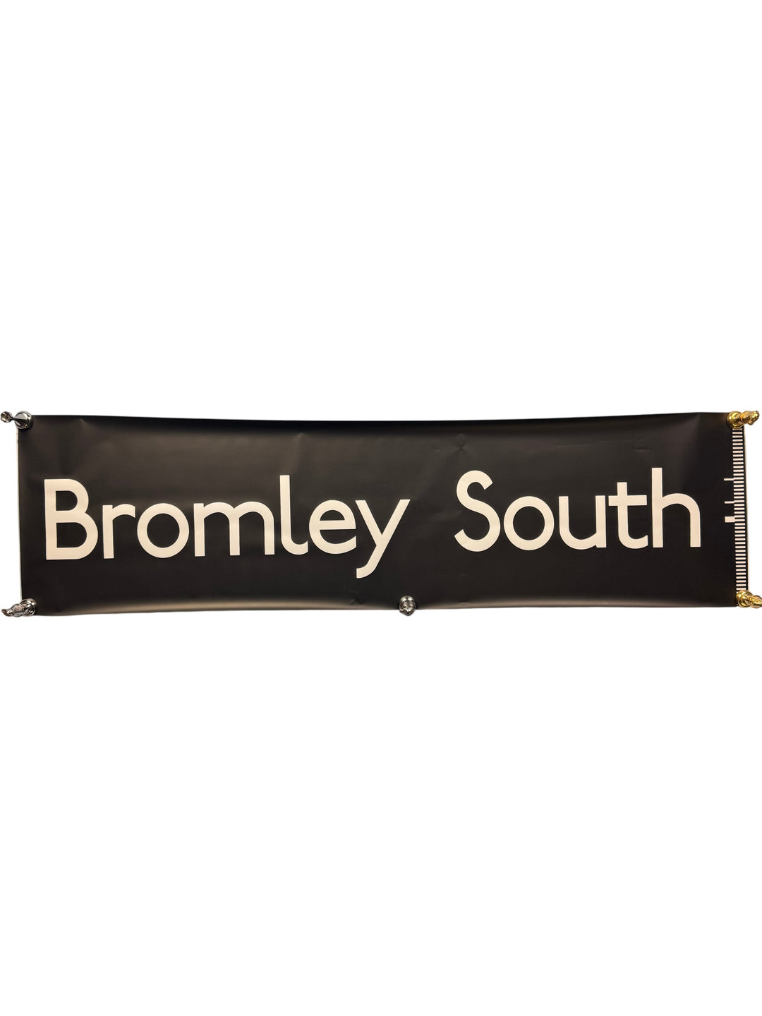 Vintage 'Bromley South' Bus Destination Roll Section - Think Vintage ltd