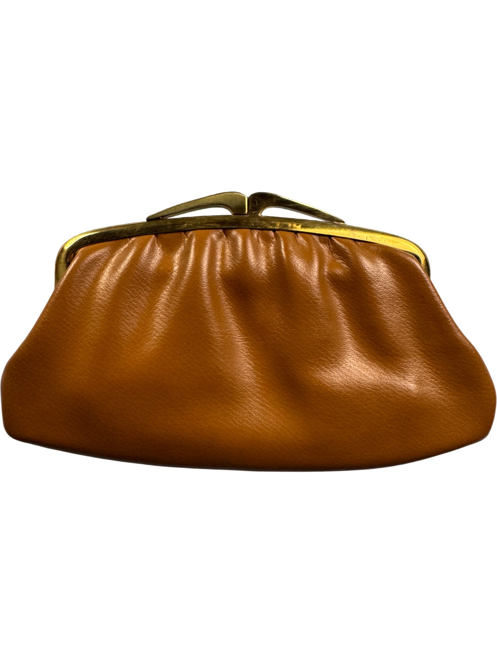 Vintage Brown Leather Coin Purse - Think Vintage