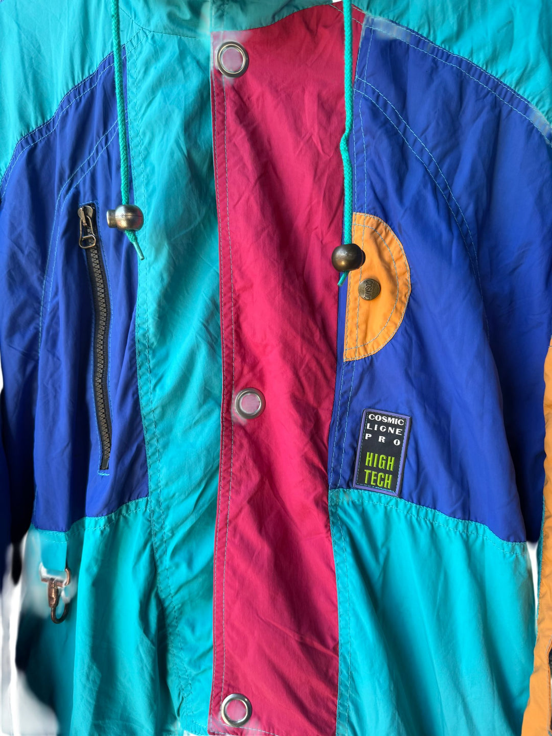 Vintage Colourblock Snow Suit - L - Think Vintage ltd
