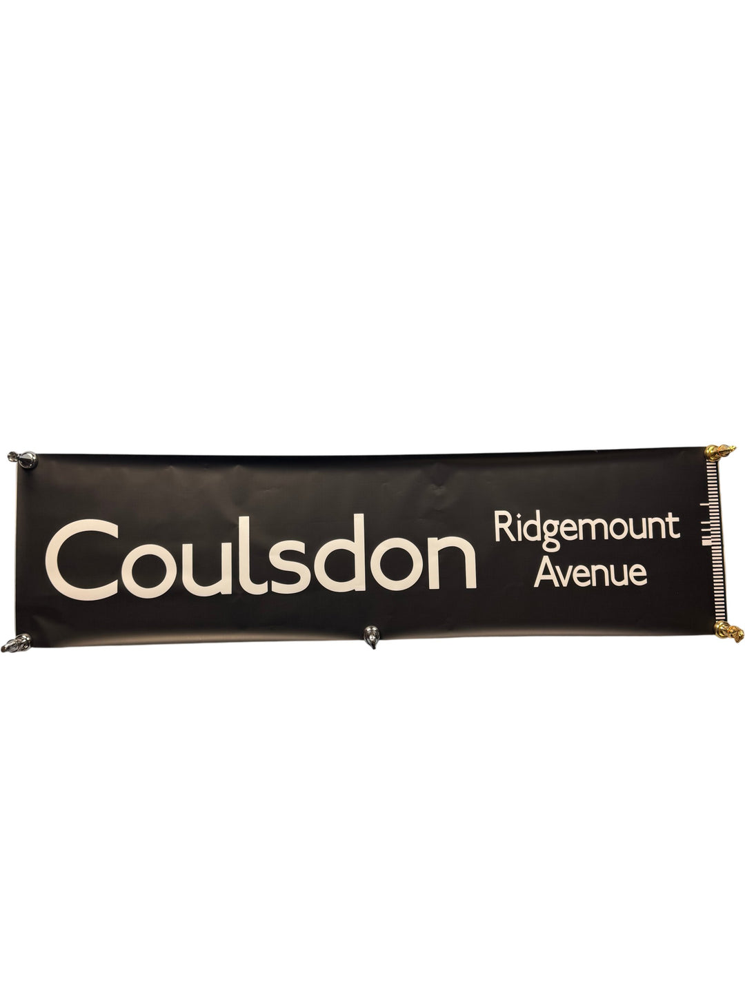 Vintage 'Coulsdon' - Ridgemount Avenue - Bus Destination Roll Section - Think Vintage Online Ltd