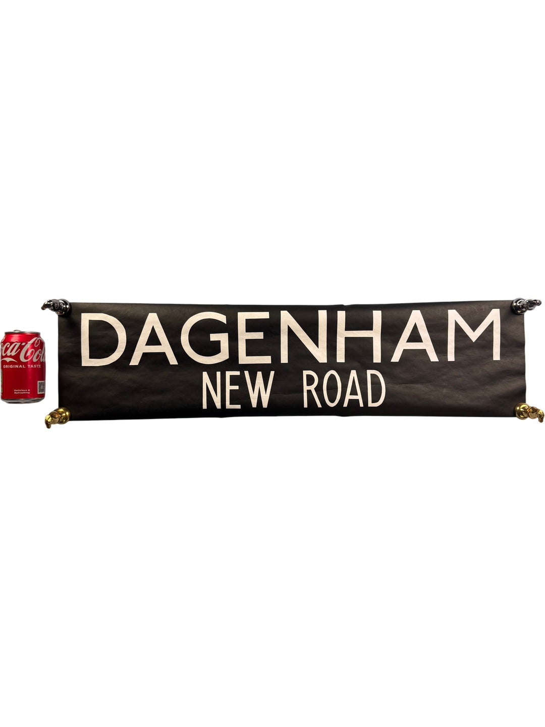 Vintage "Dagenham - New Road" Bus Destination Roll - Think Vintage