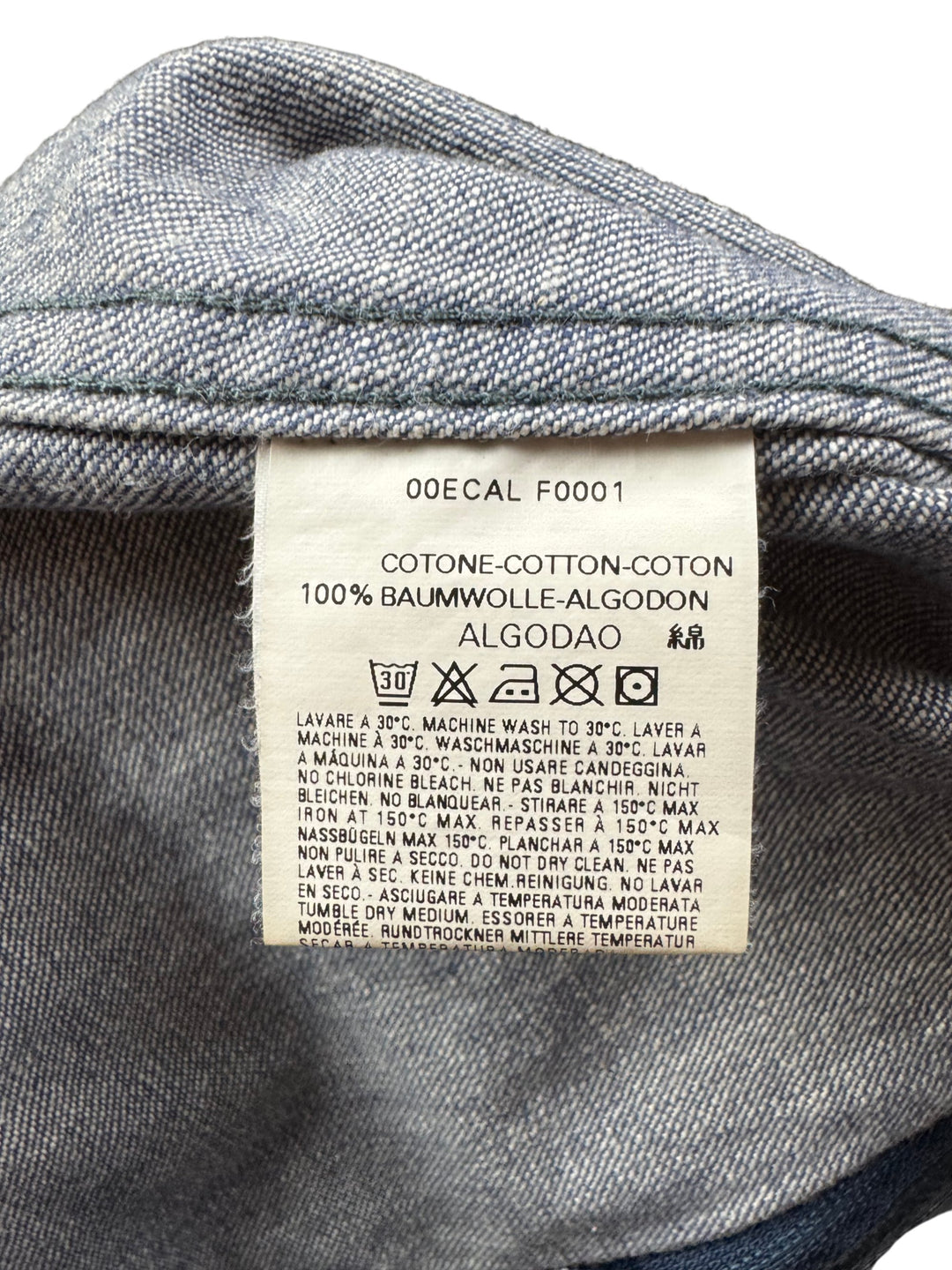 Vintage Diesel Long Denim Jacket - M - Think Vintage Online Ltd