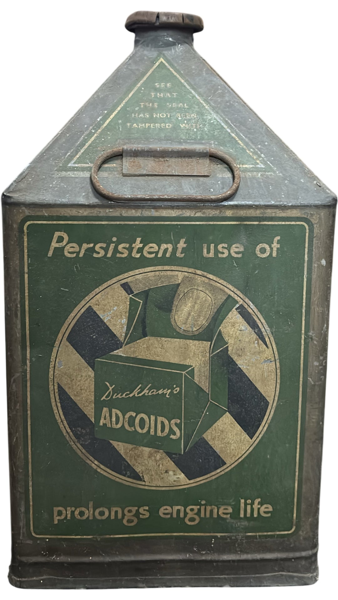 Vintage Duckham's Adcoids 2 Gallon Oil Drum