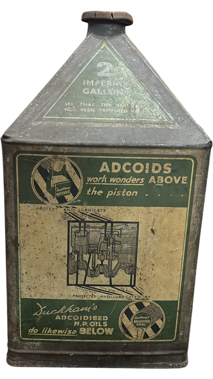 Vintage Duckham's Adcoids 2 Gallon Oil Drum