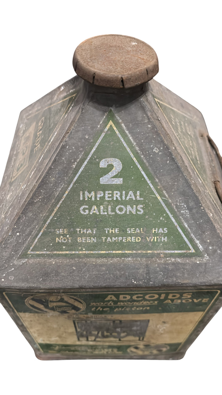 Vintage Duckham's Adcoids 2 Gallon Oil Drum - Think Vintage Online Ltd