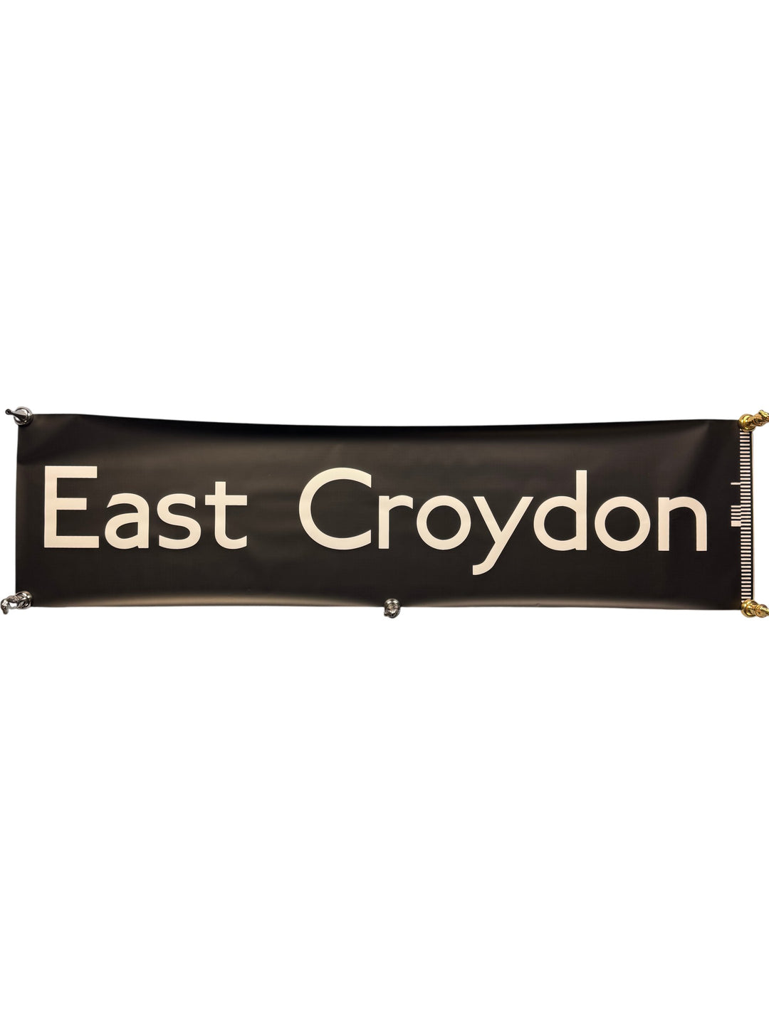 Vintage 'East Croydon' Bus Destination Roll Section - Think Vintage