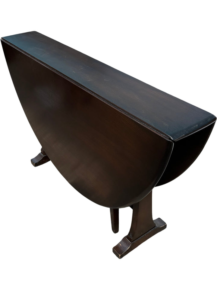 Vintage Ercol Folding Dining Table Dark Elm - Think Vintage