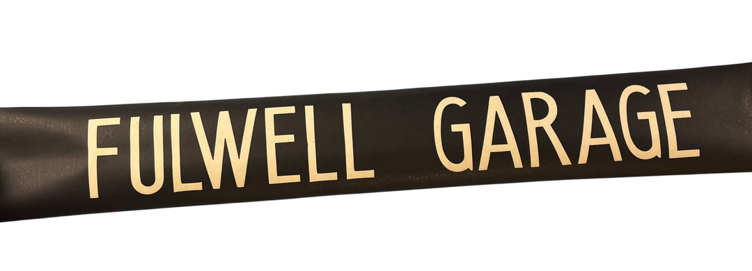 Vintage "Fulwell Garage" Bus Destination Roll 'Section' (L) - Think Vintage