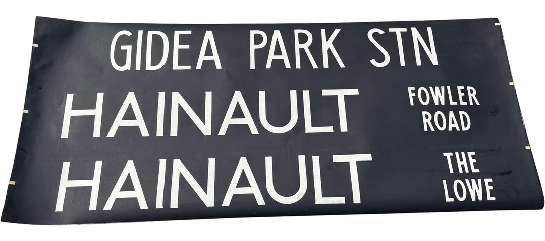 Vintage "Gidea Park/Hainhault" Sign - Think Vintage