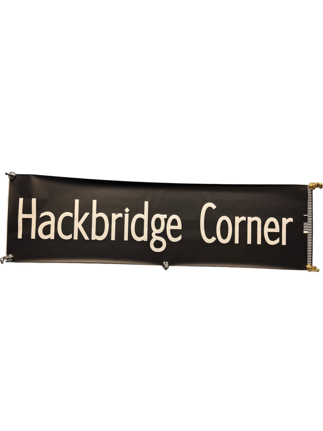 Vintage 'Hackbridge Corner' Bus Destination Roll Section - Think Vintage
